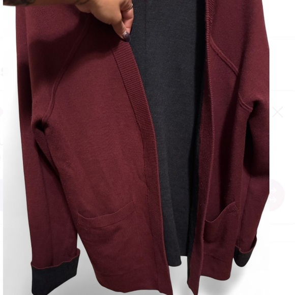 Lululemon Savannah Reverse me Wrap / Merino Wool Cardigan - 10 - see details - Picture 2 of 16